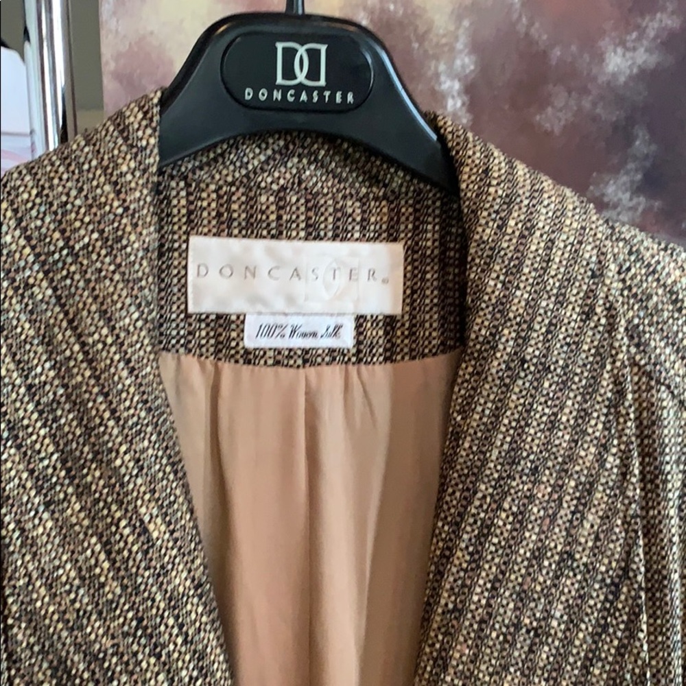 Doncaster 100% silk light coat
